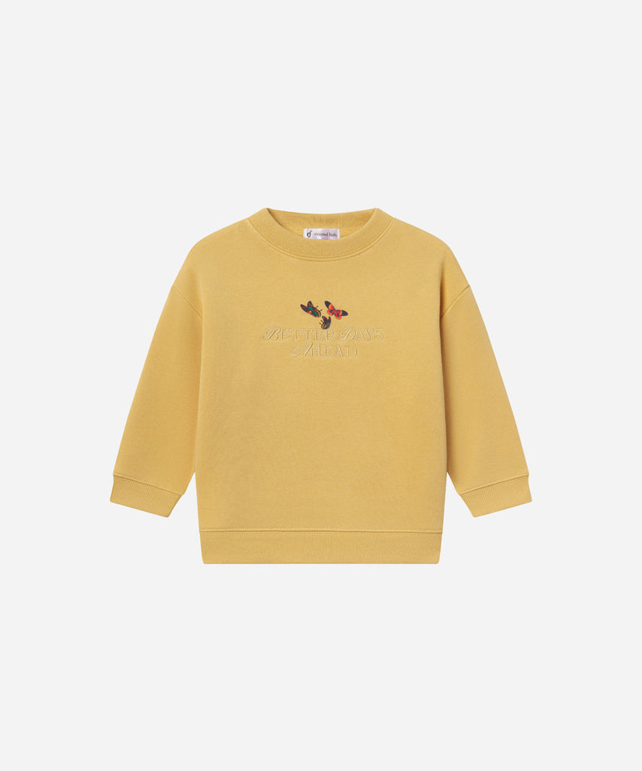 Better Days Schmetterling Kinder Crewneck