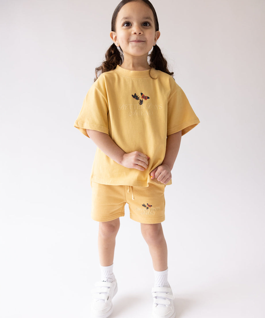 Better Days Schmetterling Kinder Short