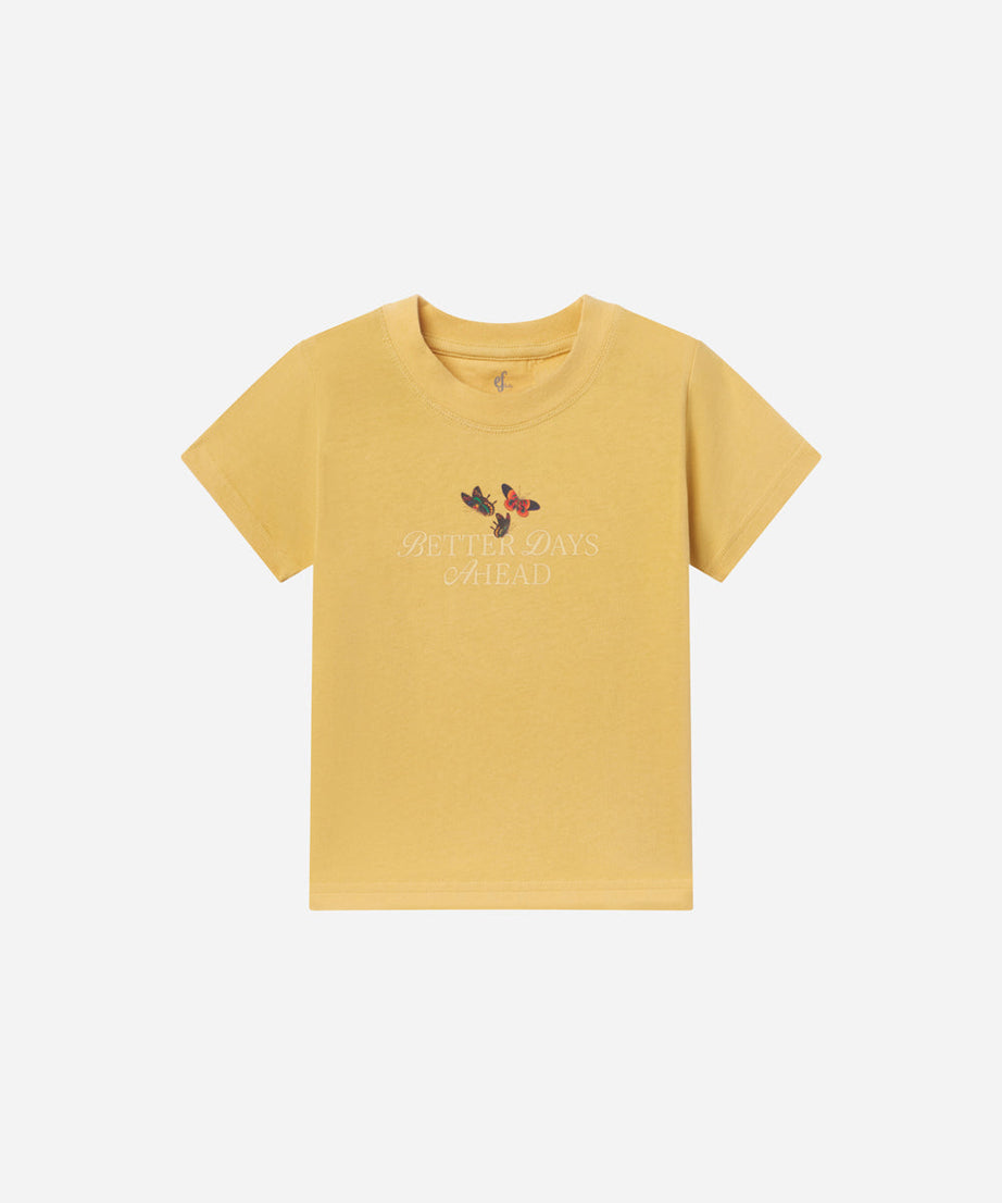 Better Days Schmetterling Kinder-T-Shirt