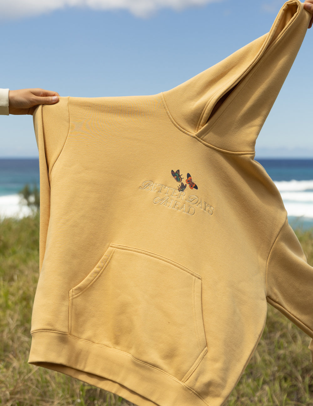Better Days Butterfly Unisex Hoodie