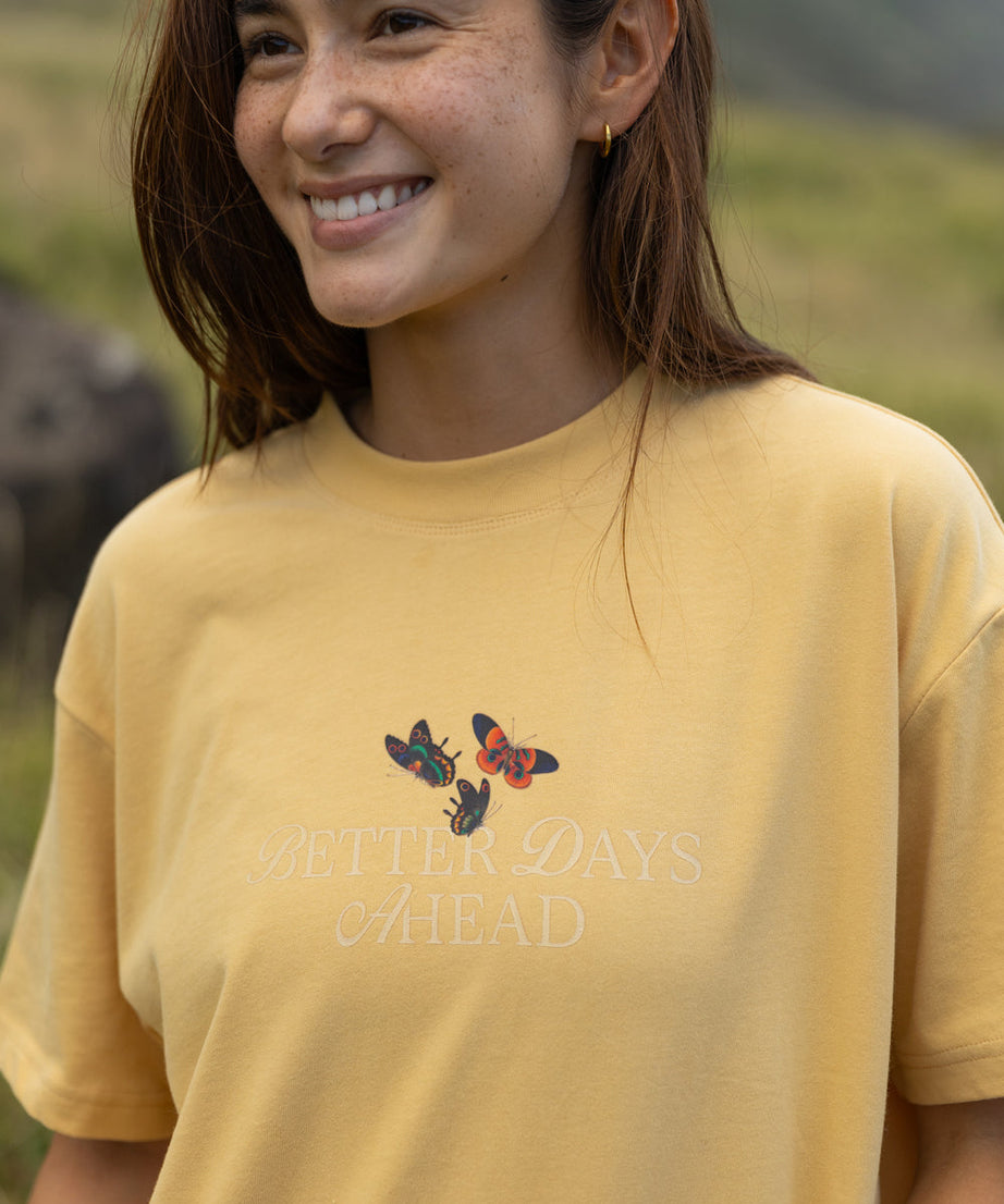 Better Days Butterfly Unisex Tee