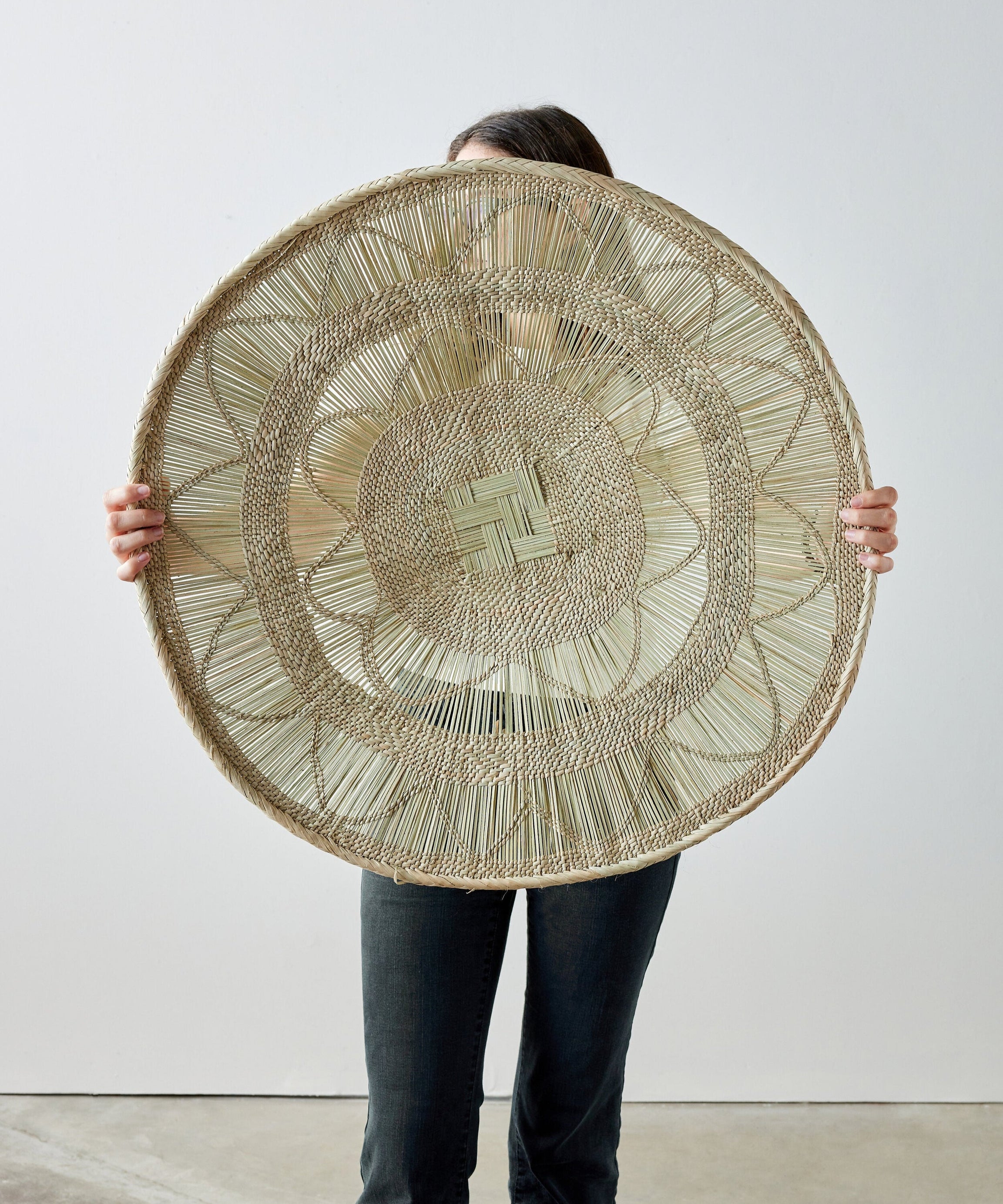 Statement Binga Lace Blonde Basket