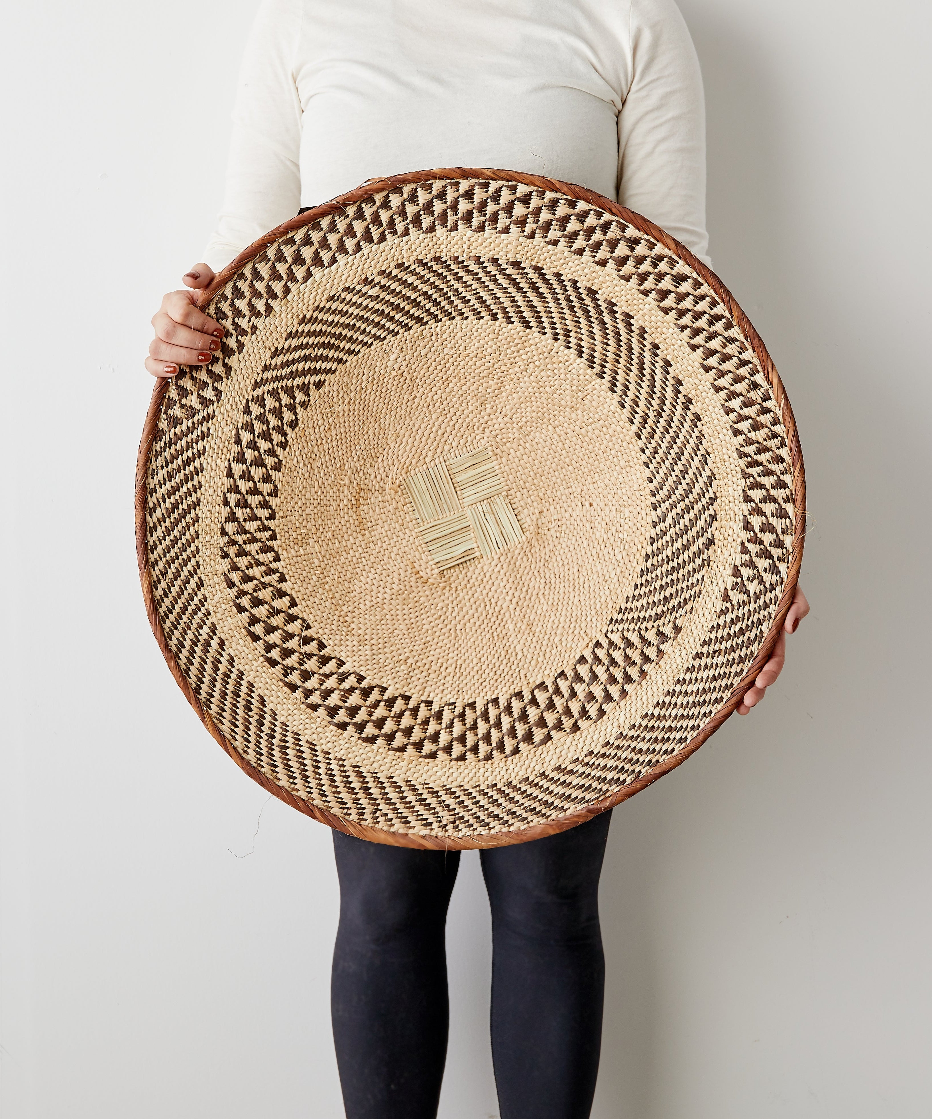 Binga Patterned Brown & Natural Wall Art