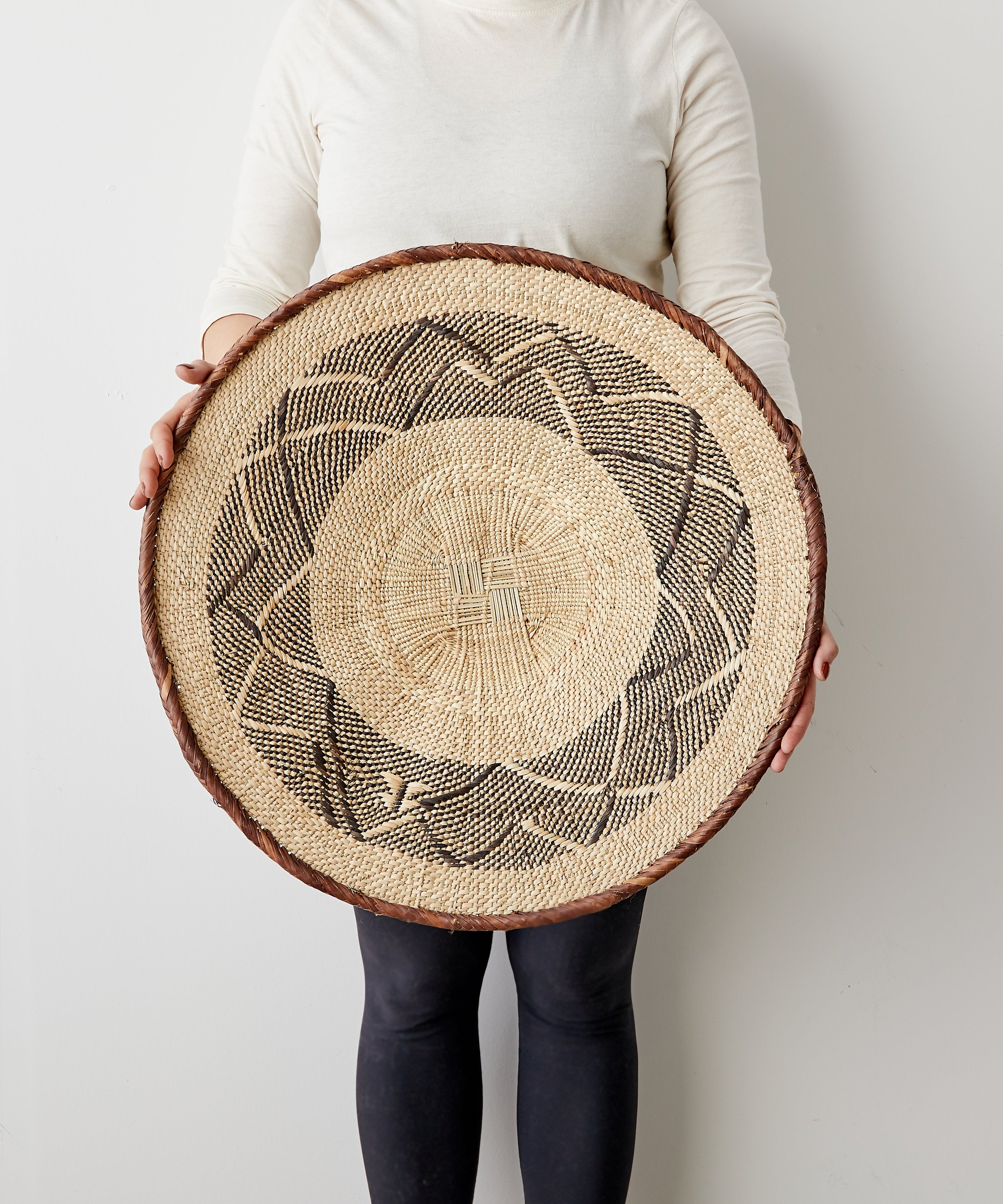 Binga Patterned Brown & Natural Wall Art