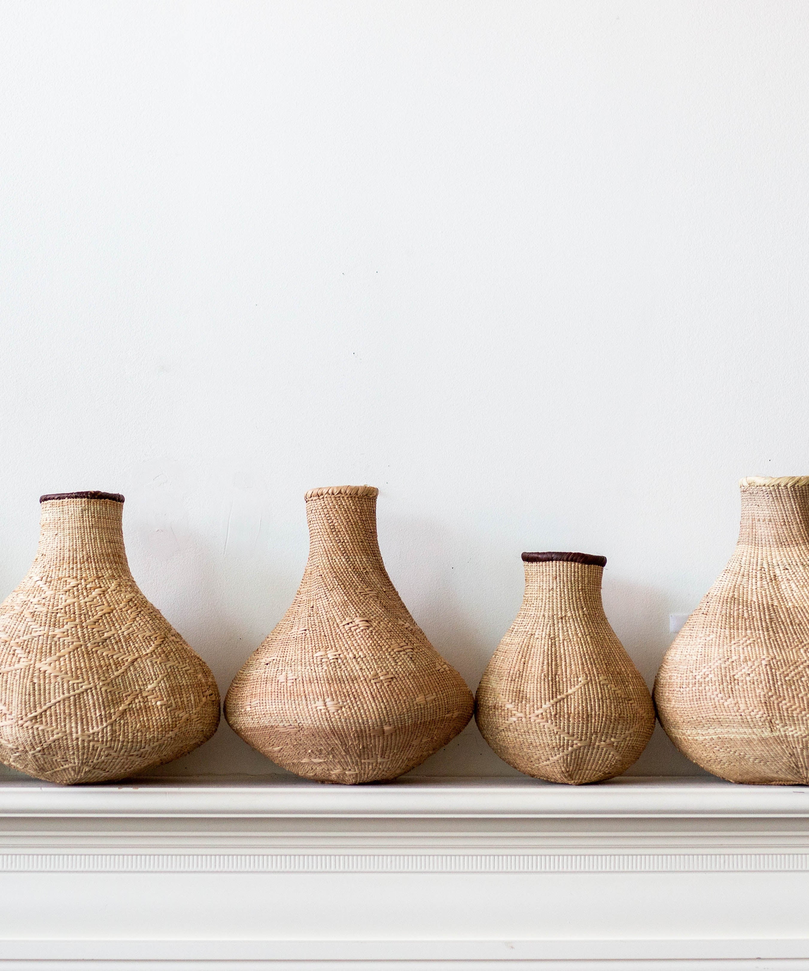 Binga Nongo Natural Woven Gourd Basket