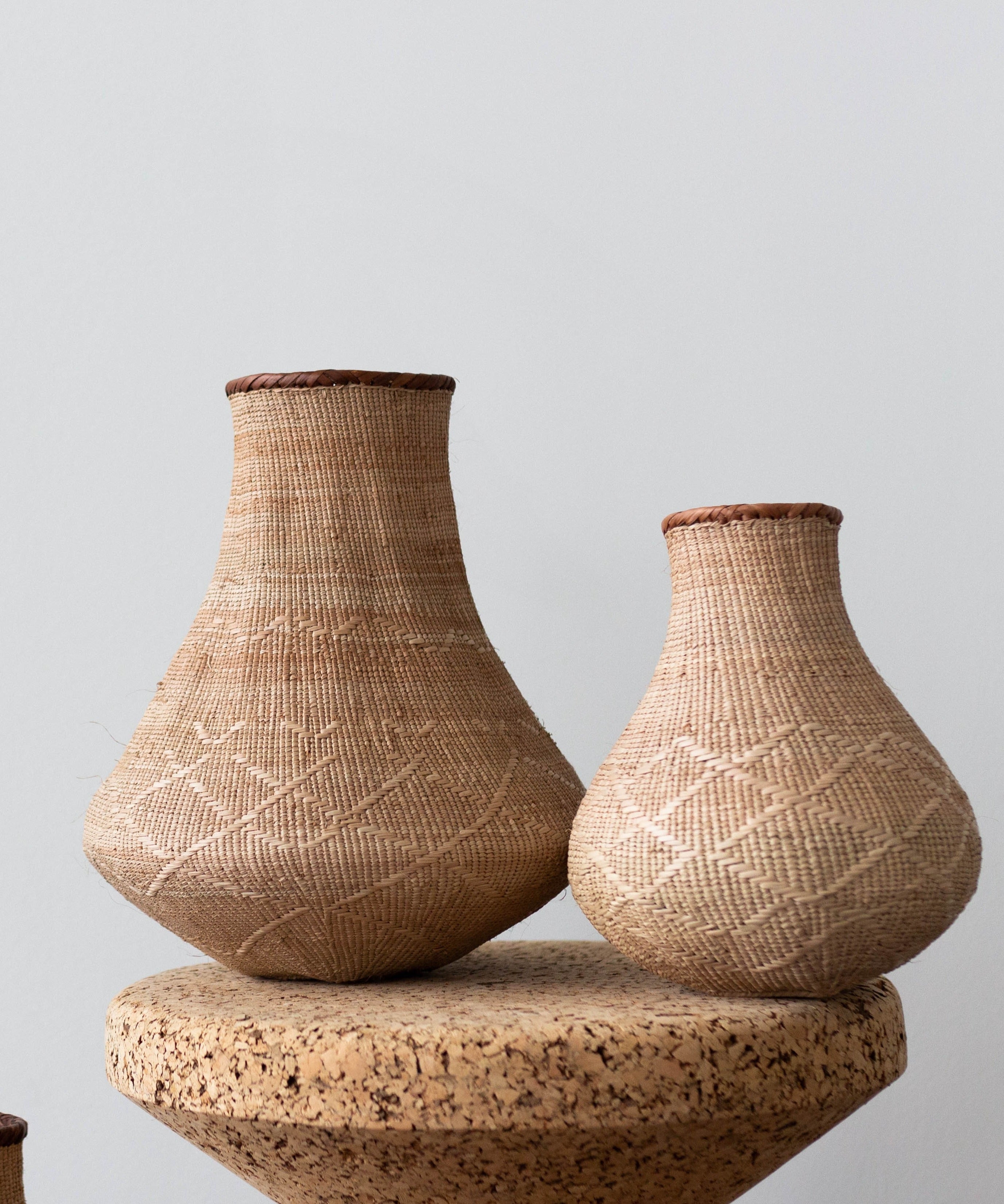 Binga Nongo Natural Woven Gourd Basket