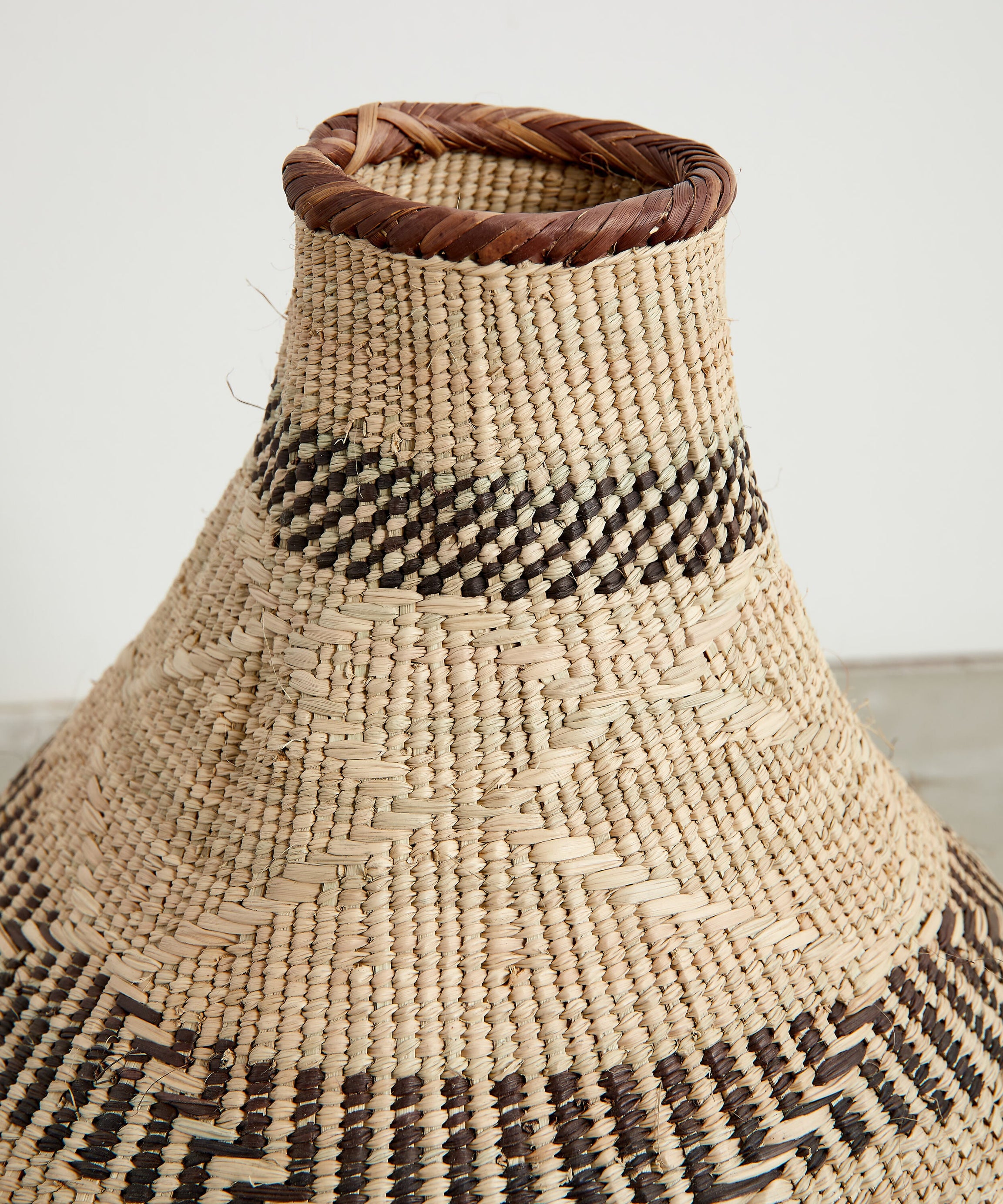 Patterned Binga Nongo Gourd Woven Basket