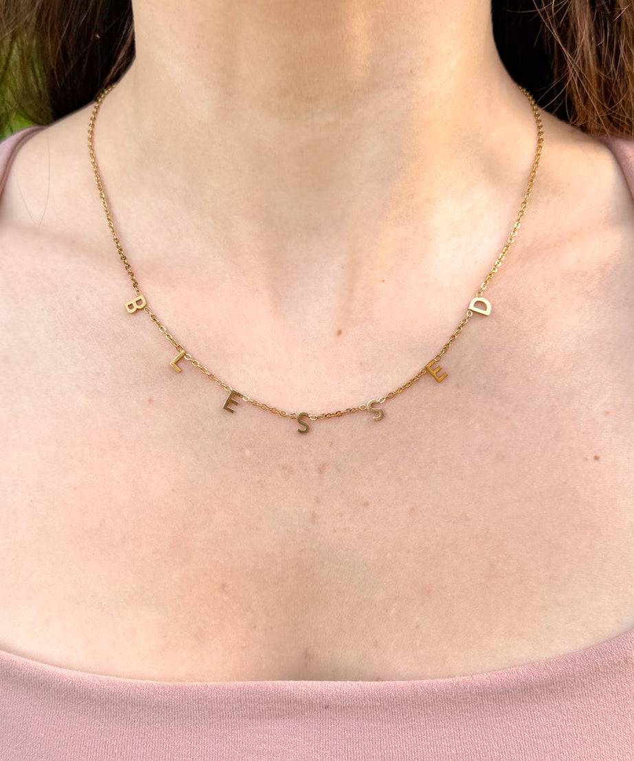 Blessed Dainty Necklace