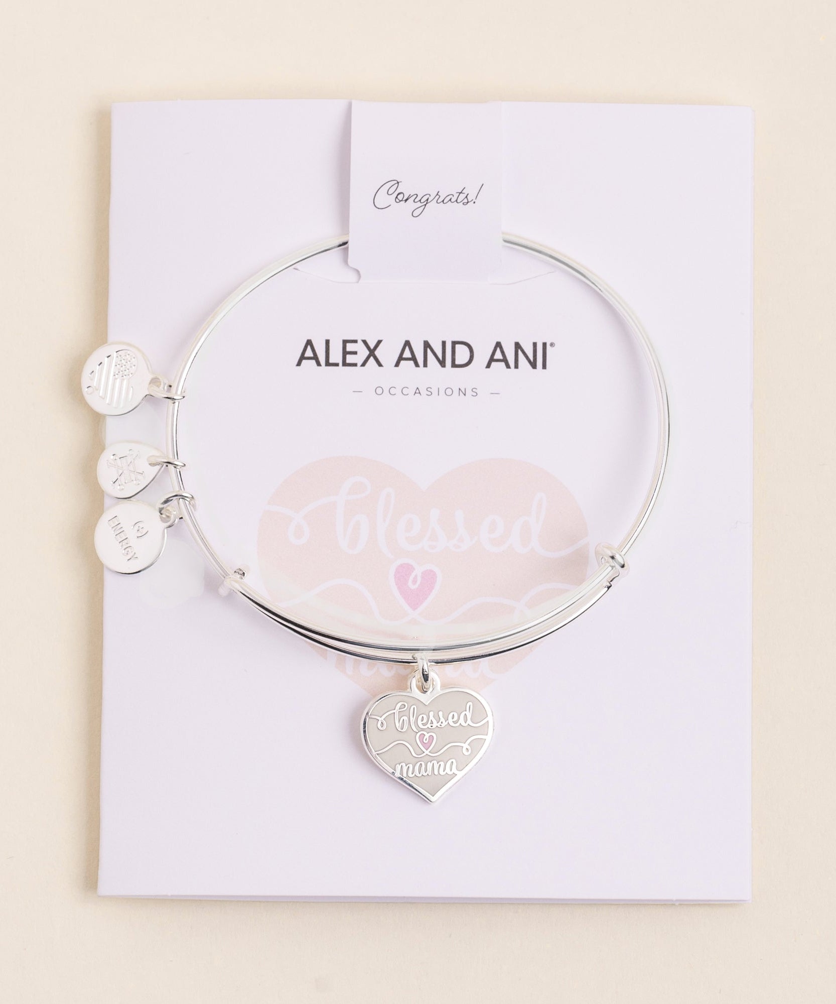 'Blessed Mama' Charm Bangle