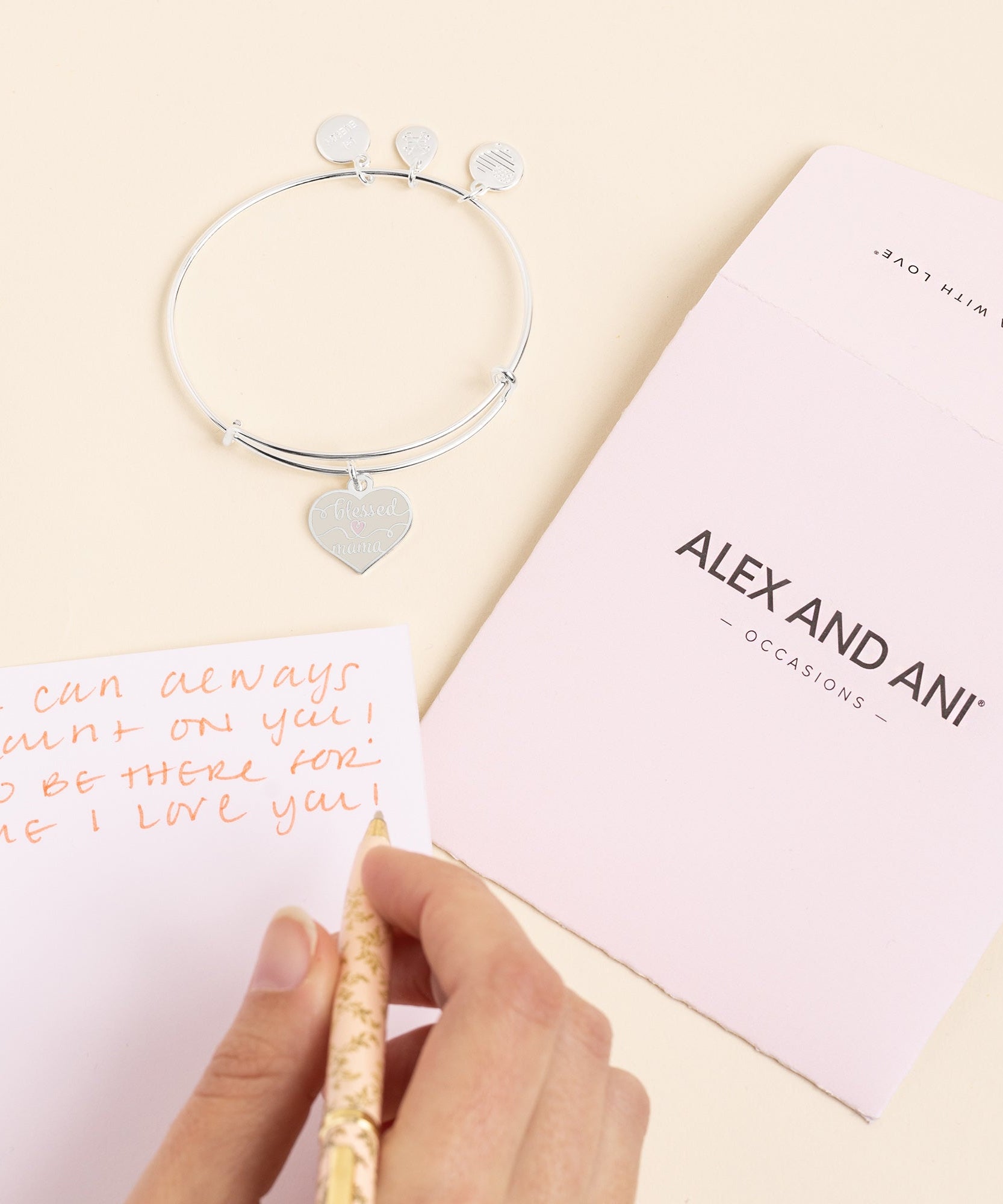 'Blessed Mama' Charm Bangle