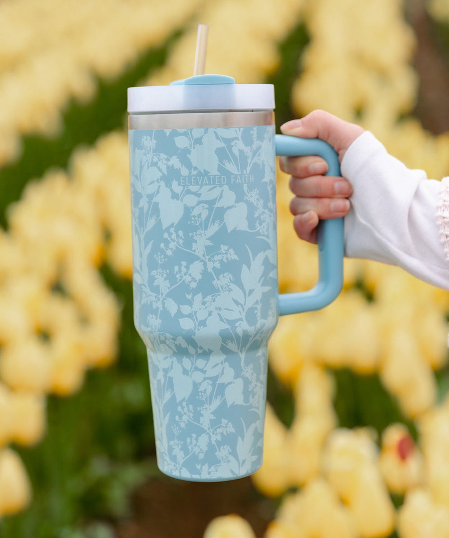 Blue Botanic 40 oz Becher