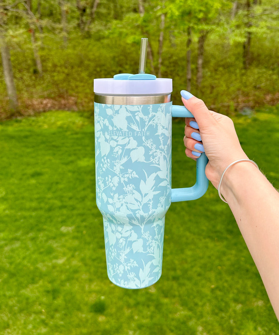 Blue Botanic 40 oz Becher