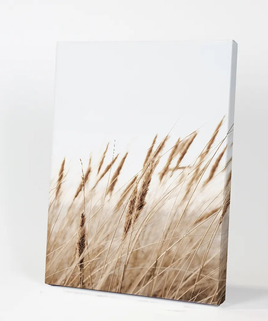 Böhmischer Pampasgrasdruck. Naturinspiriertes Thema