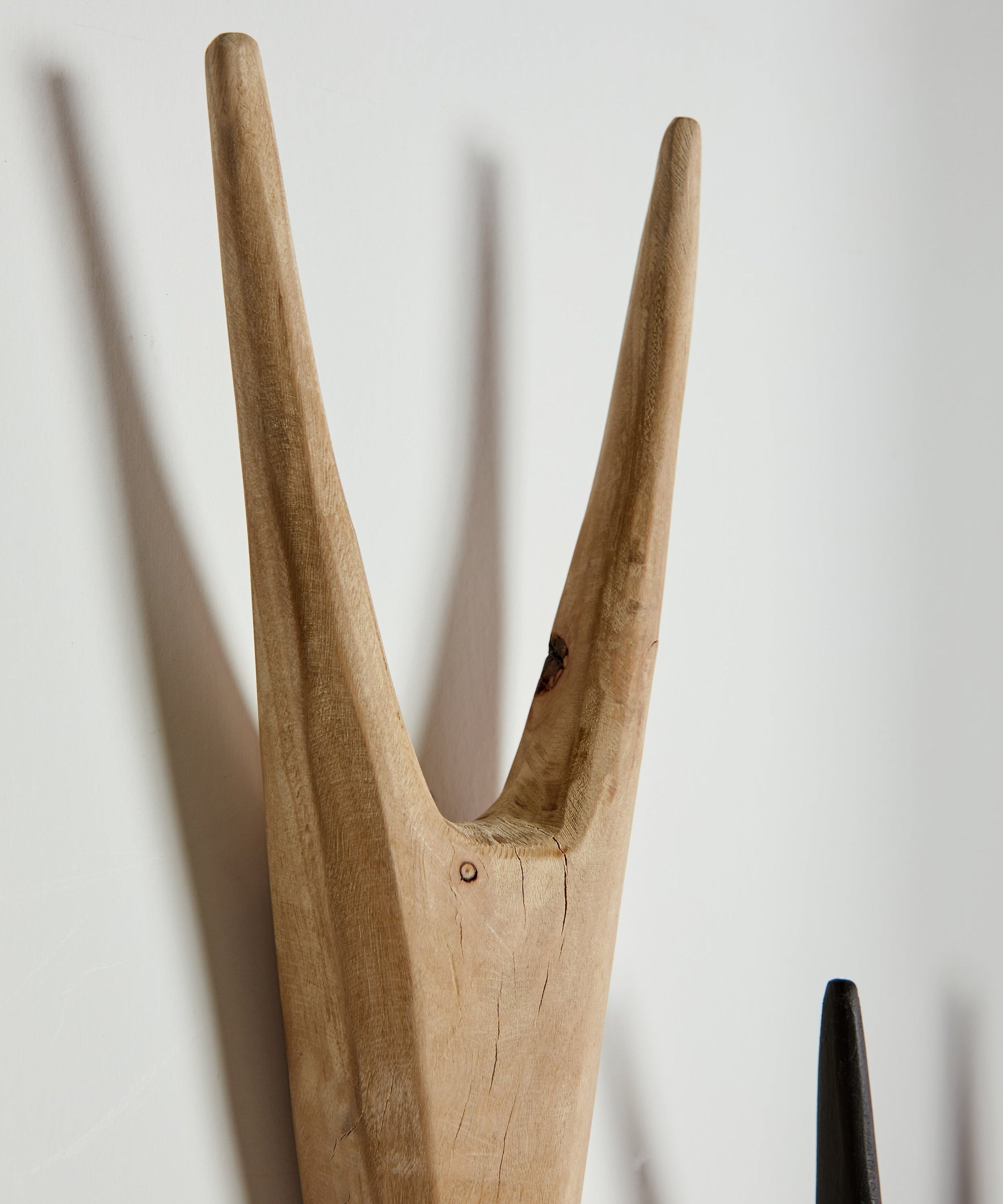 African Antelope Wood Bokkie Head Wall Sculpture