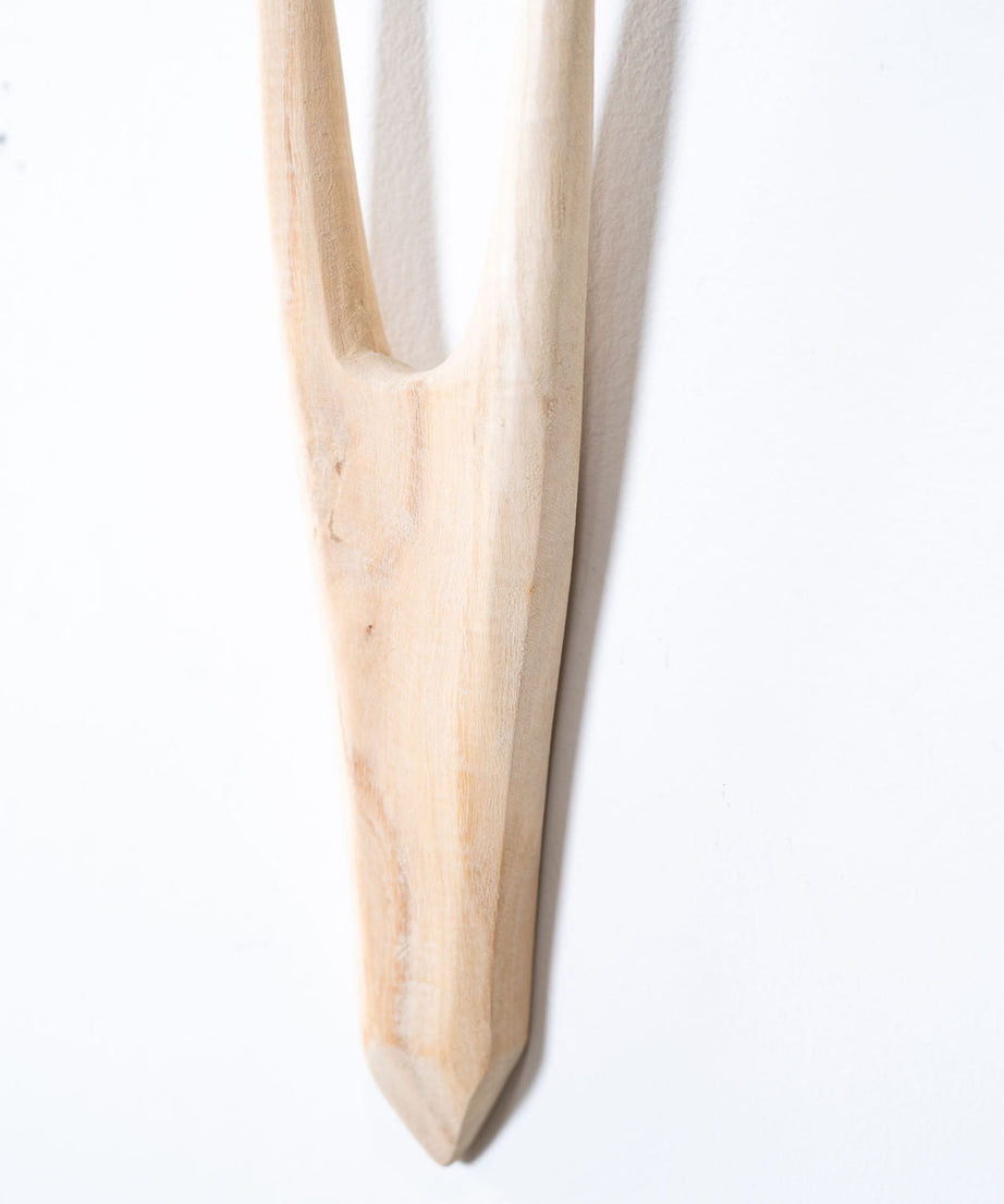 African Antelope Wood Bokkie Head Wall Sculpture