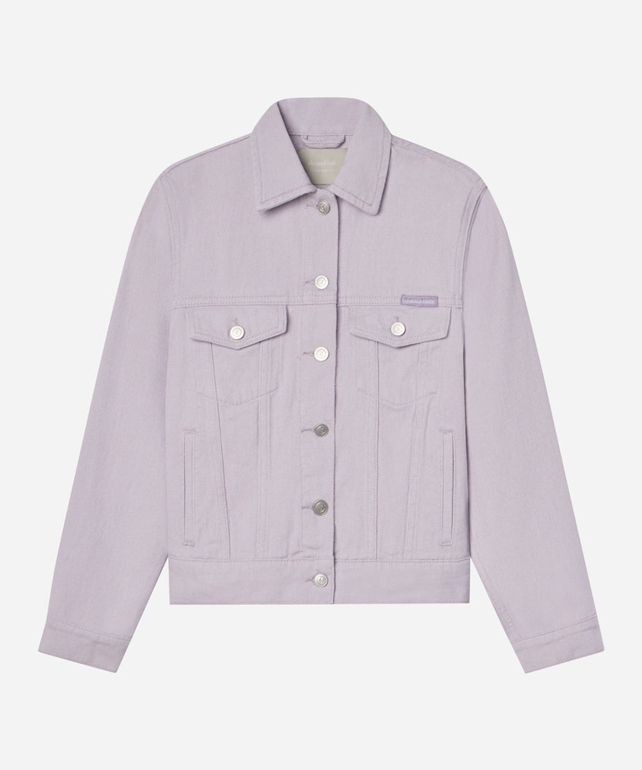 But God Cropped Denim Jacket