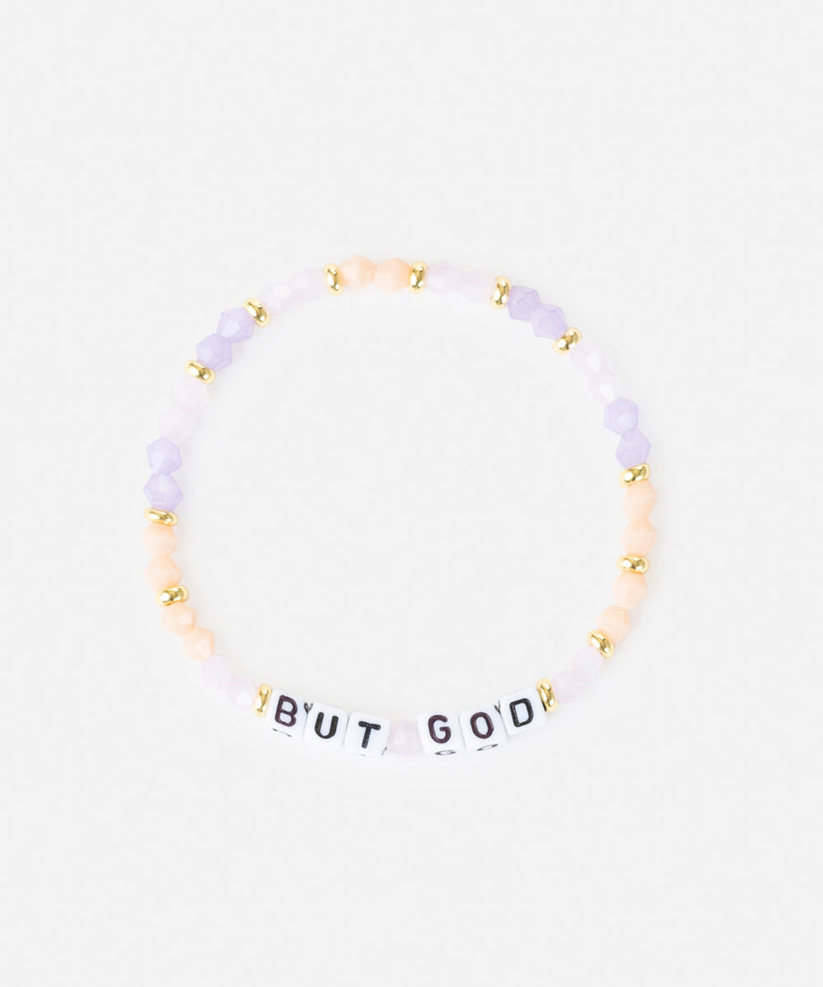But God Letter Bracelet