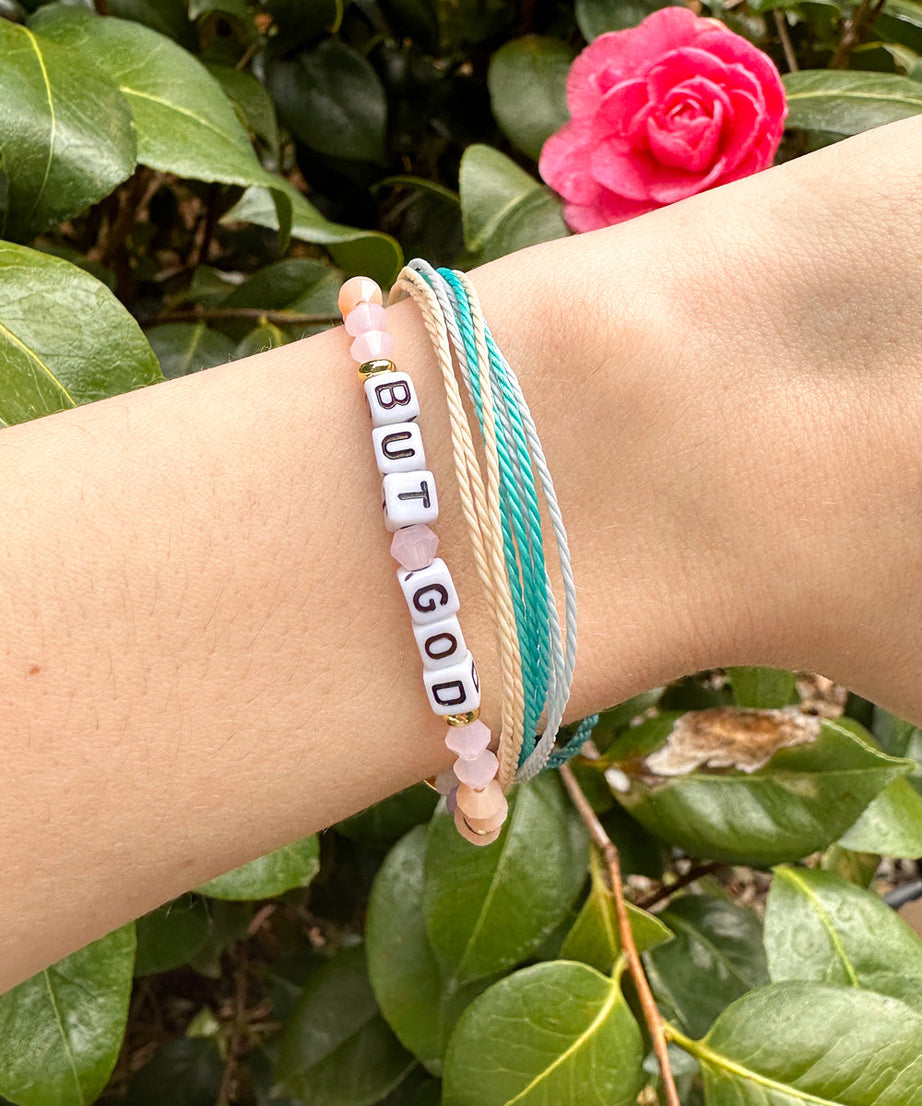 But God Letter Bracelet