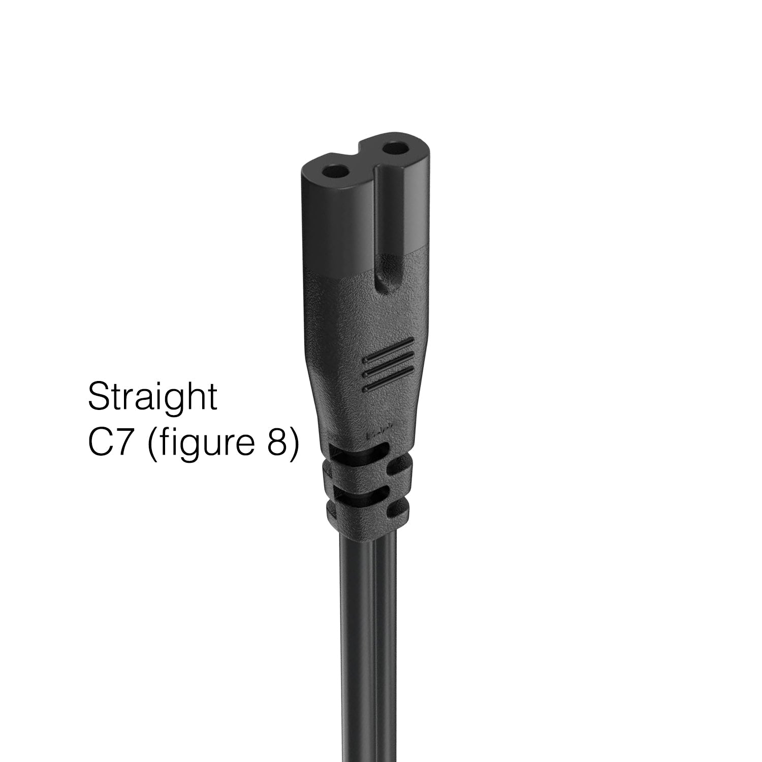 Anderic AC Power Cable Cord | 2 Prong Male to C7 (Figure 8) | 6 foot - C7STRAIGHT6