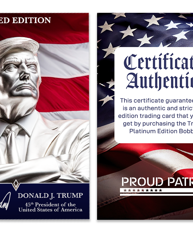 Platinum Trump Bobblehead (Limited Run of 2024 Units)
