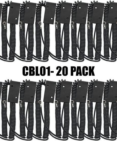 Anderic CBL01 Universal Coiled Security Cable Tether for Compatible Anderic Remote Controls and Small Handheld Tools
