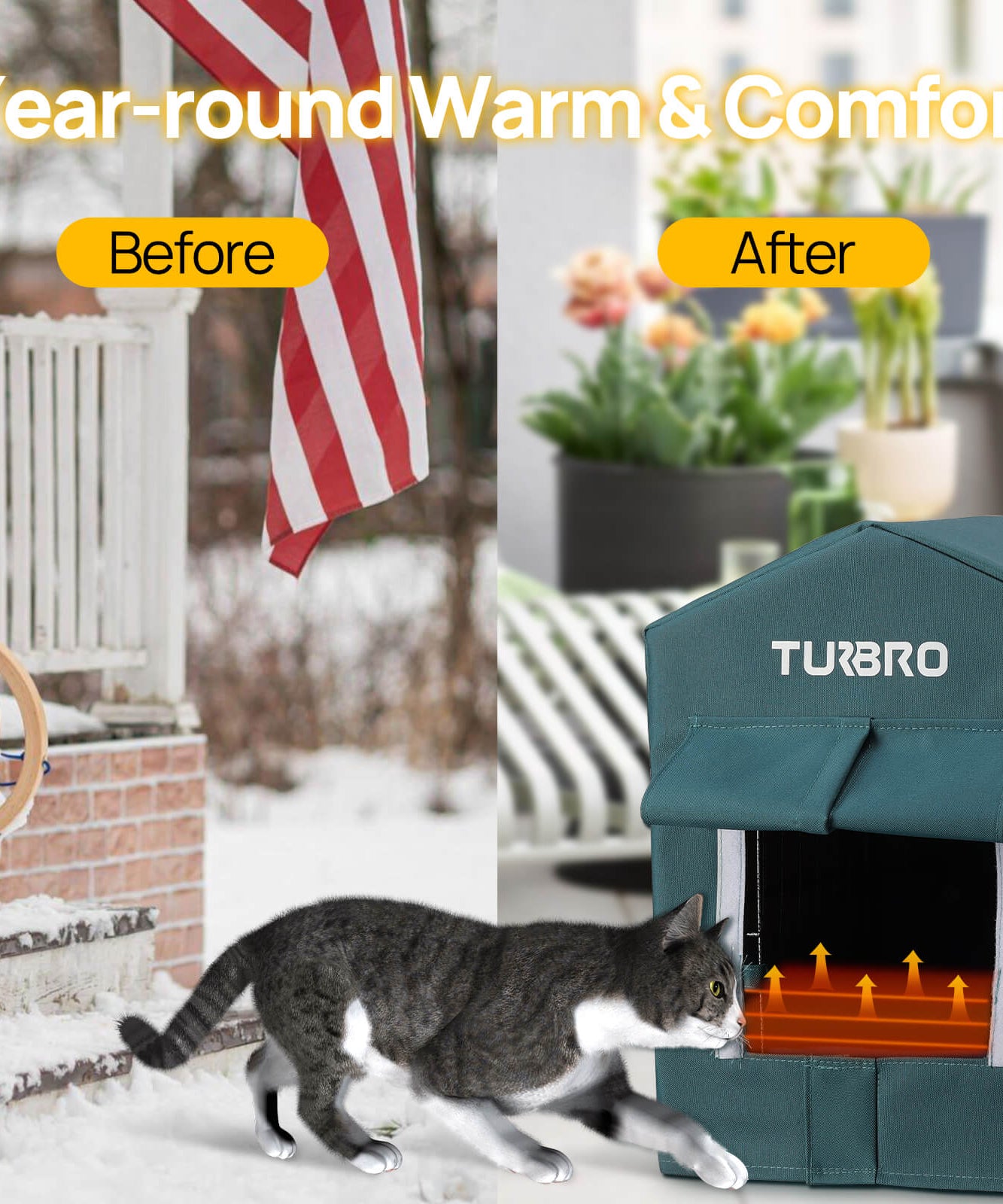 (Open Box) Neighborhood CH17A Heated Cat House