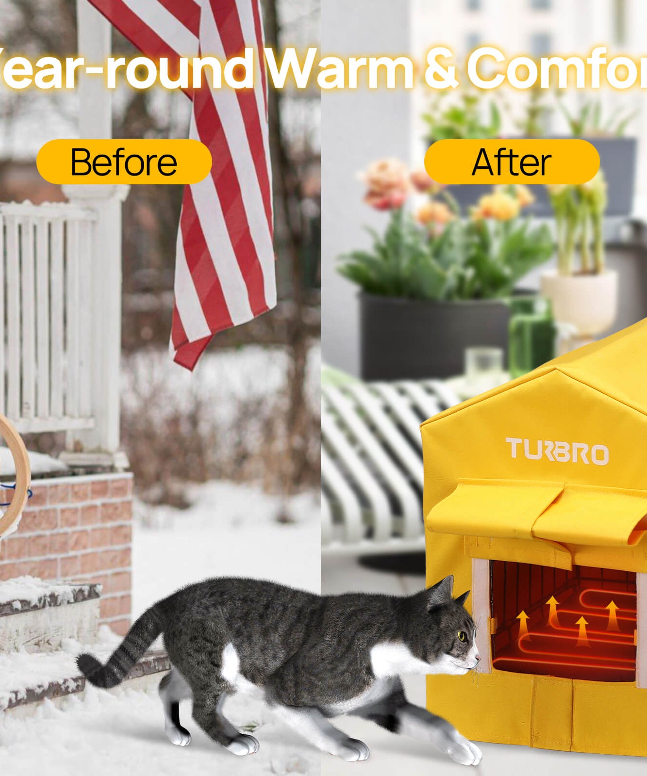 (Open Box) Neighborhood CH17A Heated Cat House