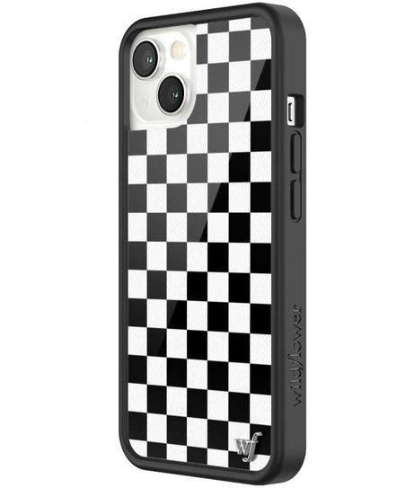 Checkers | Black iPhone Case
