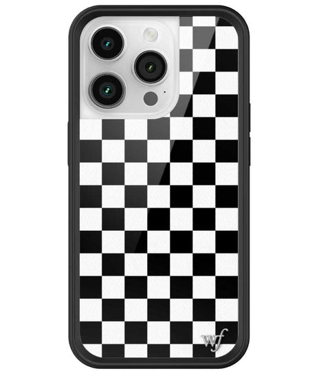 Checkers | Black iPhone Case
