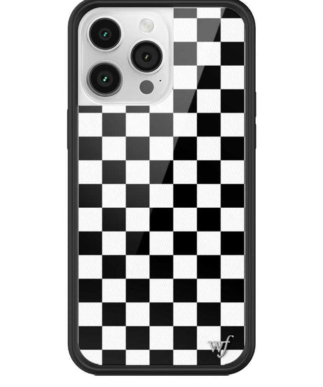 Checkers | Black iPhone Case