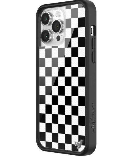 Checkers | Black iPhone Case
