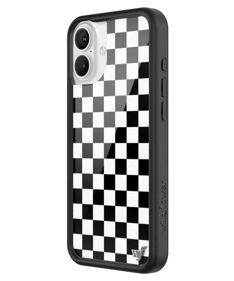 Checkers | Black iPhone Case