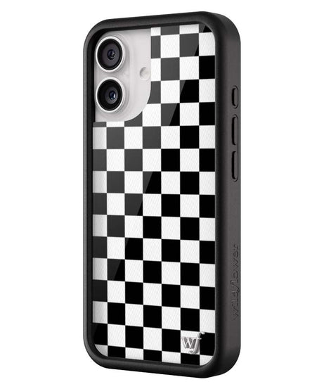 Checkers | Black iPhone Case