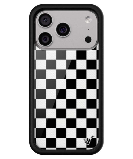 Checkers | Black iPhone Case