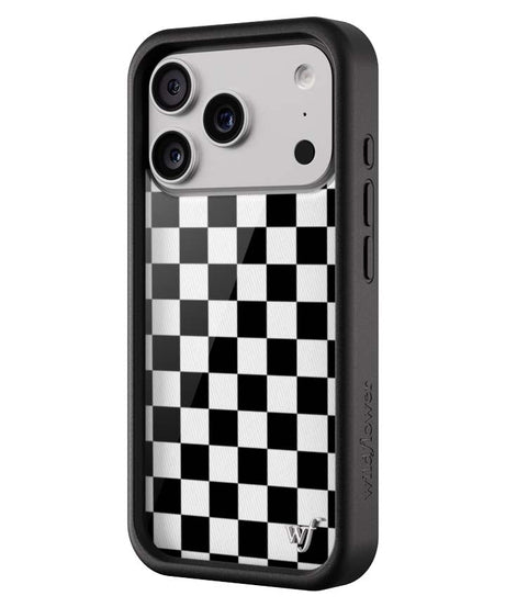 Checkers | Black iPhone Case
