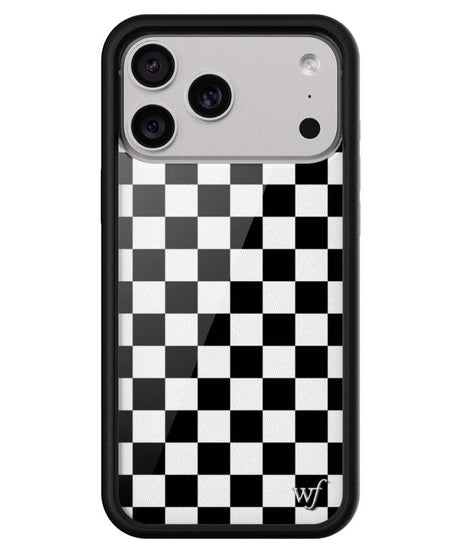 Checkers | Black iPhone Case