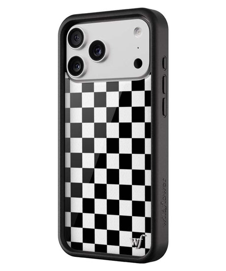 Checkers | Black iPhone Case