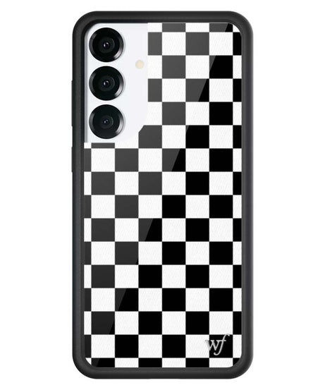 Checkers | Black Samsung Galaxy Case