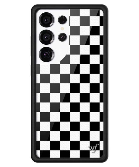 Checkers | Black Samsung Galaxy Case