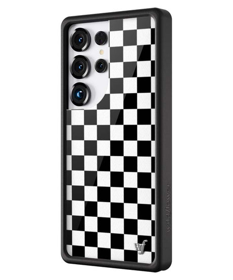 Checkers | Black Samsung Galaxy Case
