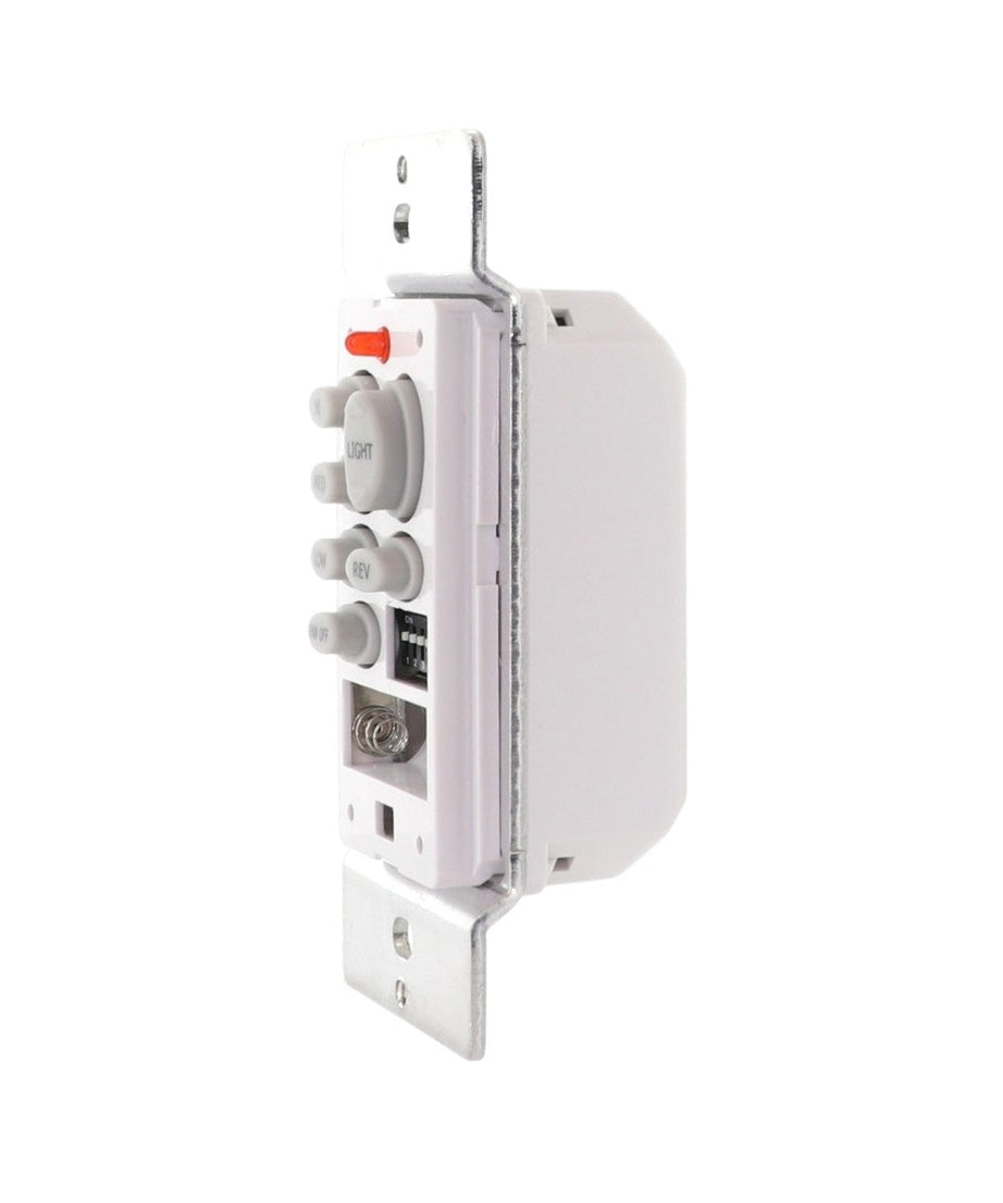 Anderic CHQ9051T Wireless Wall Switch Ceiling Fan Remote Control for 3-Speed Fans with Up & Down Light and Reverse Keys