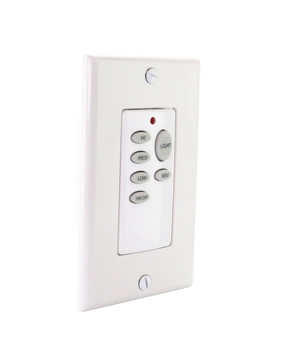 Anderic CHQ9051T Wireless Wall Switch Ceiling Fan Remote Control for 3-Speed Fans with Up & Down Light and Reverse Keys