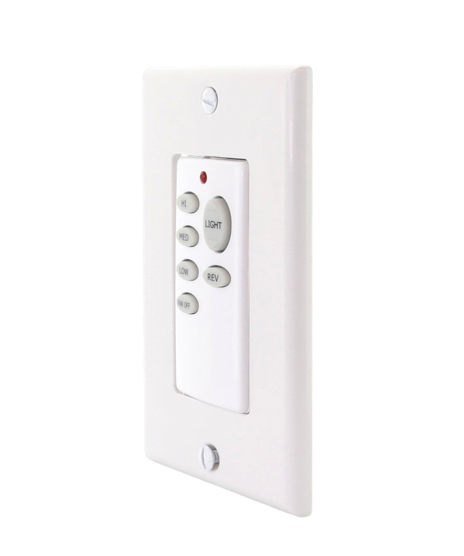 Anderic CHQ9051T Wireless Wall Switch Ceiling Fan Remote Control for 3-Speed Fans with Up & Down Light and Reverse Keys