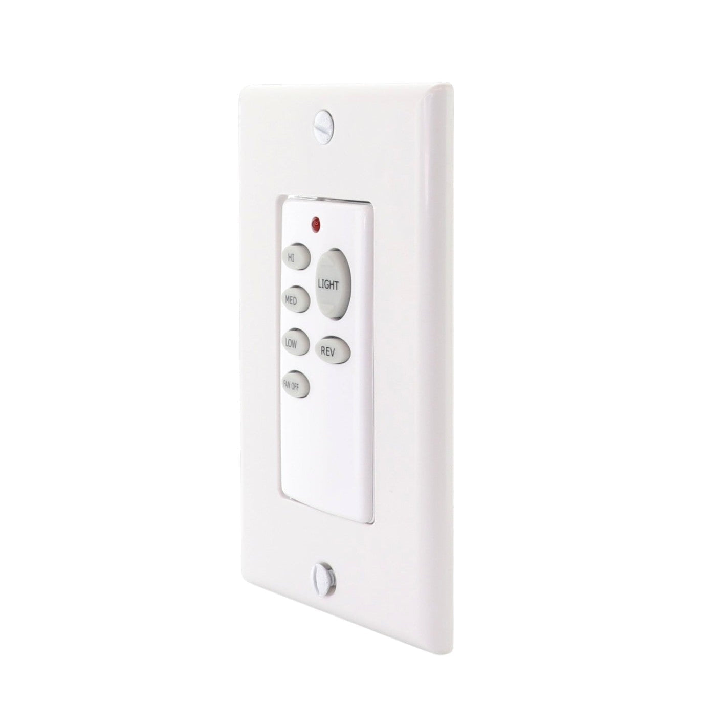 Anderic CHQ9051T Wireless Wall Switch Ceiling Fan Remote Control for 3-Speed Fans with Up & Down Light and Reverse Keys