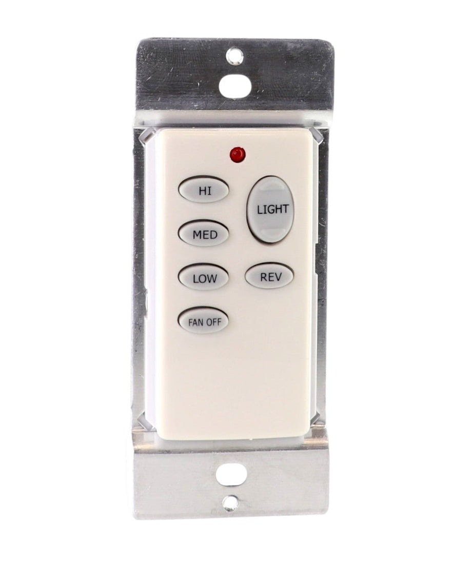 Anderic CHQ9051T Wireless Wall Switch Ceiling Fan Remote Control for 3-Speed Fans with Up & Down Light and Reverse Keys