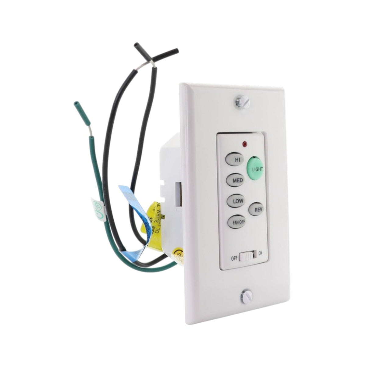 Anderic UC9051T-Wired 3-Speed Wall Switch Ceiling Fan Remote Control | CHQ9051T