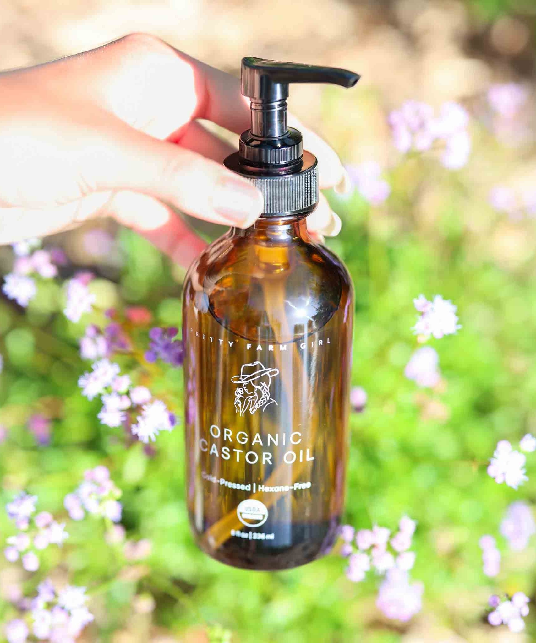 Pure Organic Cold Pressed Hexane-Free Castor Oil