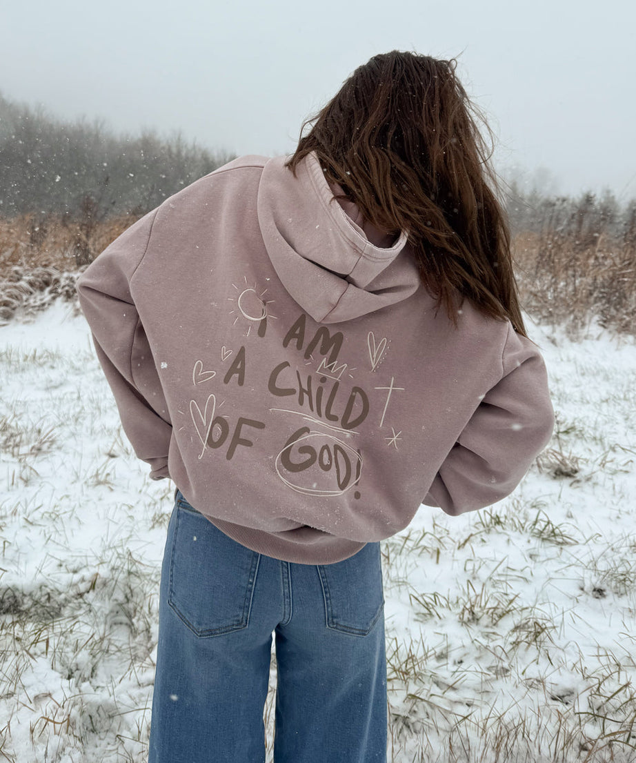 Child of God Brown Unisex Hoodie