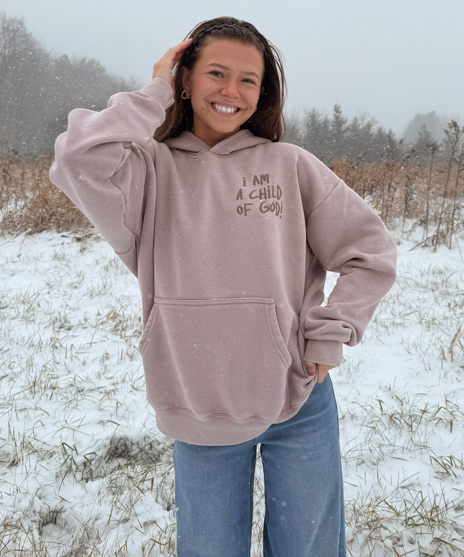 Child of God Brown Unisex Hoodie