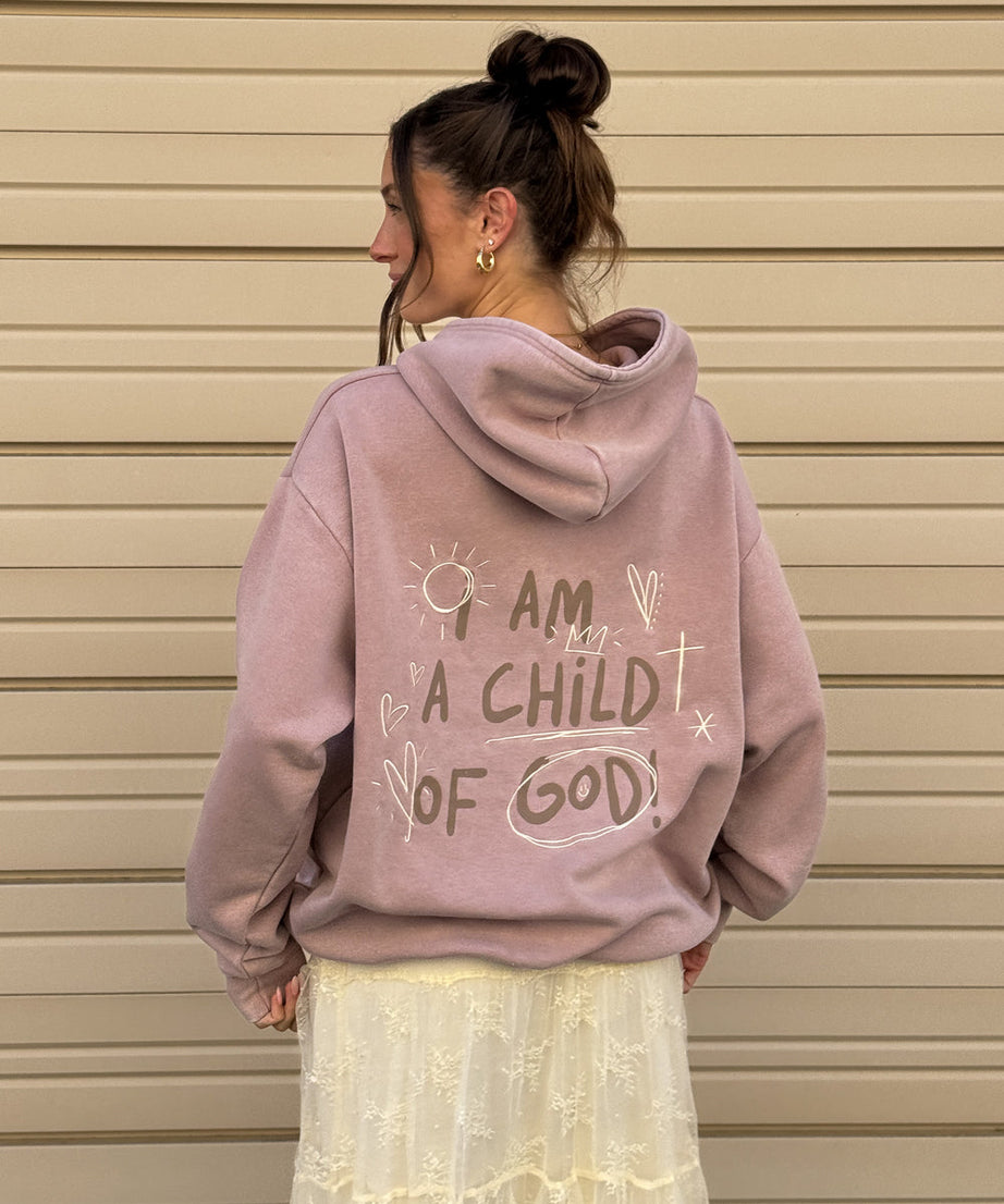 Child of God Brown Unisex Hoodie